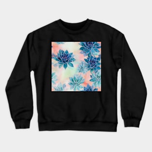 Watercolor cactus plant cactus pattern Crewneck Sweatshirt